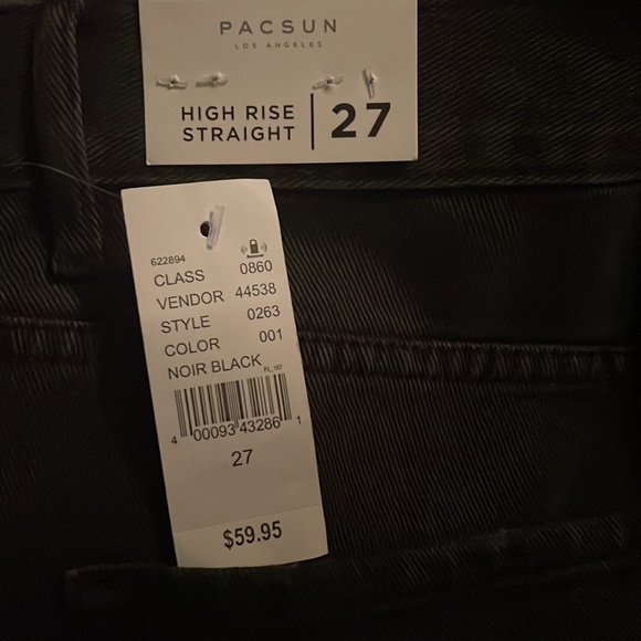 NWT PacSun High Waisted Straight Leg Jeans - Picture 8 of 10
